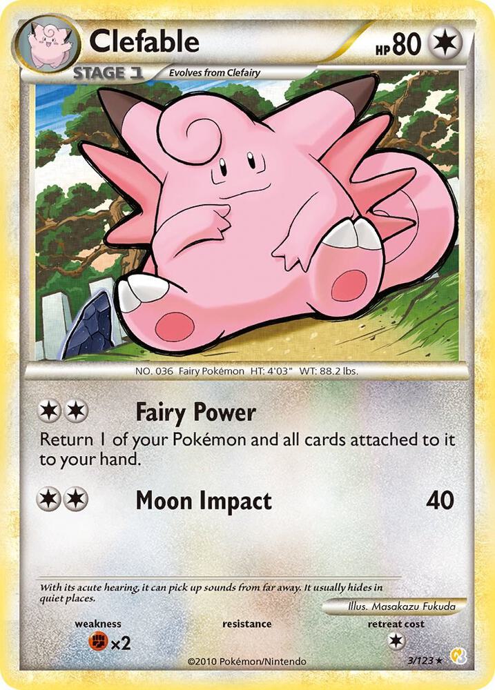 Clefable [HeartGold SoulSilver] 3/123