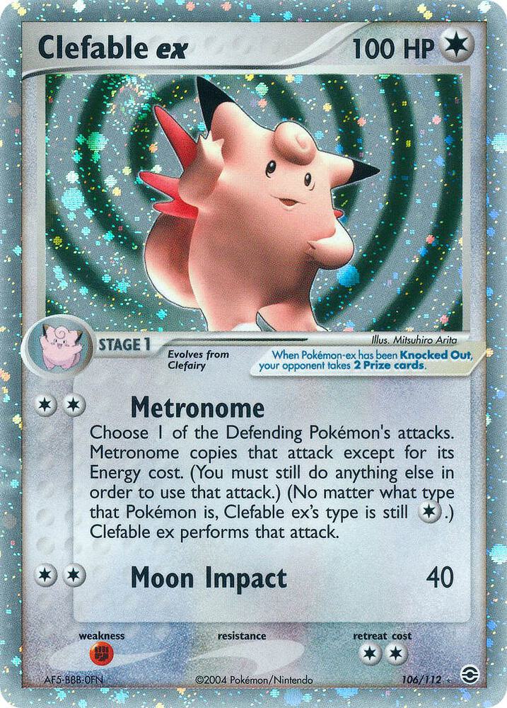 Clefable ex [FireRed & LeafGreen] 106/112