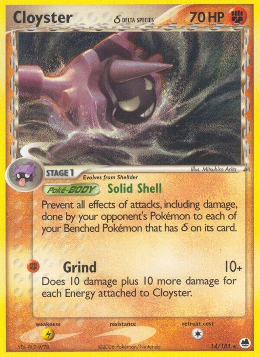 Cloyster (Delta Species) [Dragon Frontiers] 14/101