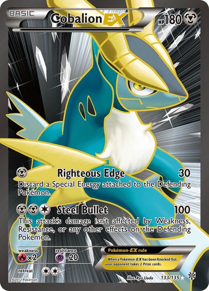 Cobalion EX (133 Full Art) [Plasma Storm] 133/135