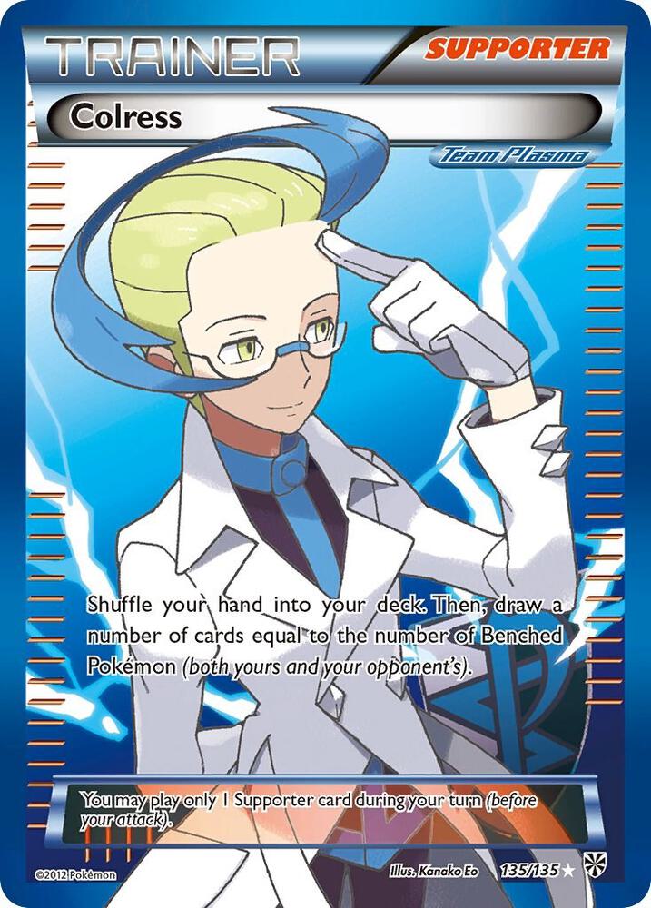 Colress (Team Plasma) (135 Full Art) [Plasma Storm] 135/135