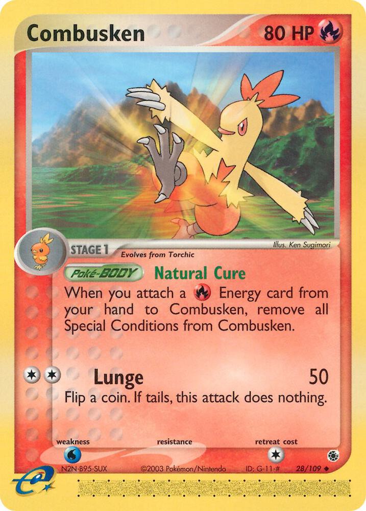 Combusken - 28/109 [Ruby and Sapphire] 28/109