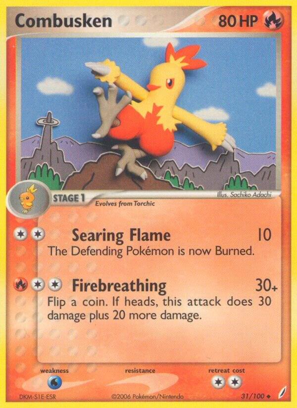 Combusken - 031/100 [Crystal Guardians] 31/100