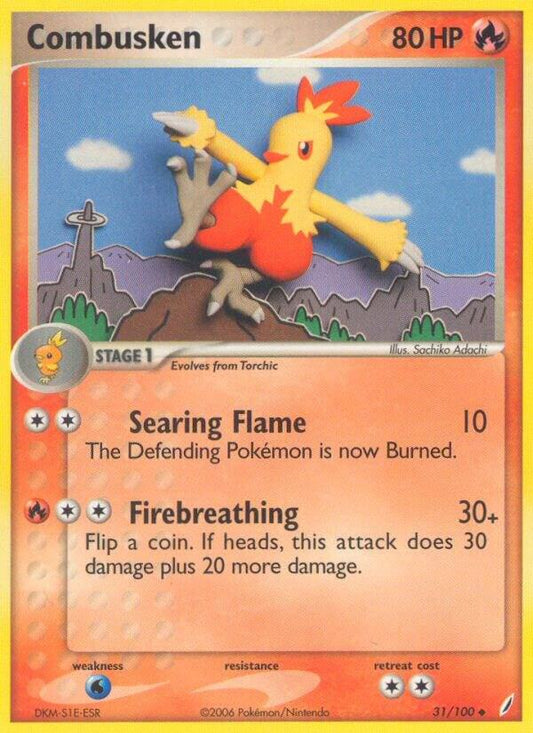 Combusken - 031/100 [Crystal Guardians] 31/100