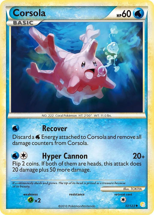 Corsola [HeartGold SoulSilver] 37/123