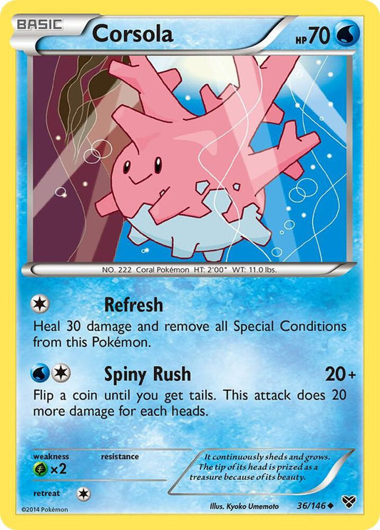 Corsola [XY Base Set] 36/146
