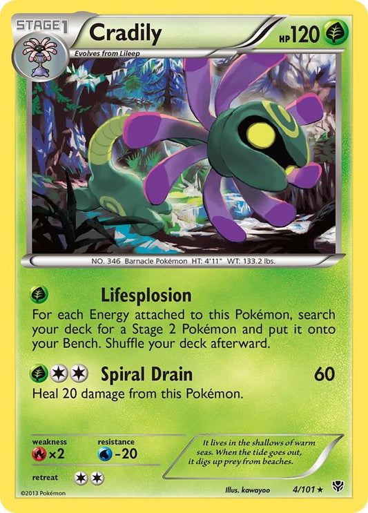 Cradily [Plasma Blast] 4/101