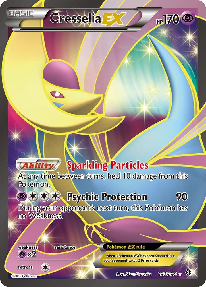 Cresselia EX (143 Full Art) [Boundaries Crossed] 143/149