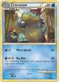 Croconaw (#13) [HGSS Trainer Kit: Gyarados & Raichu] 13/30
