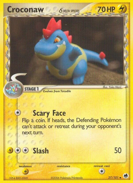 Croconaw (Delta Species) [Dragon Frontiers] 27/101