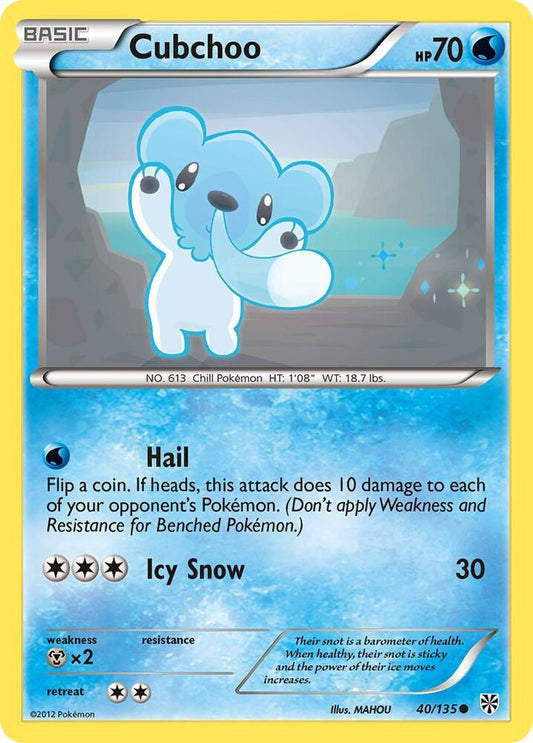 Cubchoo [Plasma Storm] 40/135