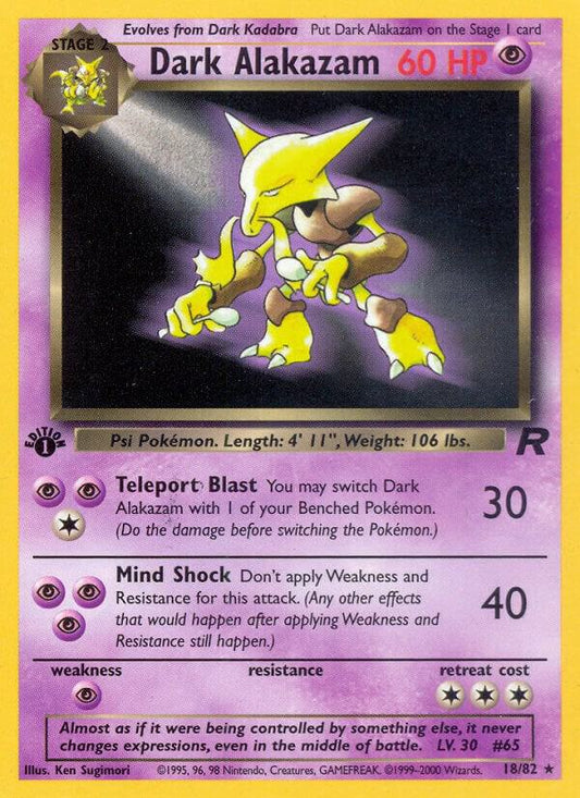 Dark Alakazam (18) [Team Rocket] 18/82