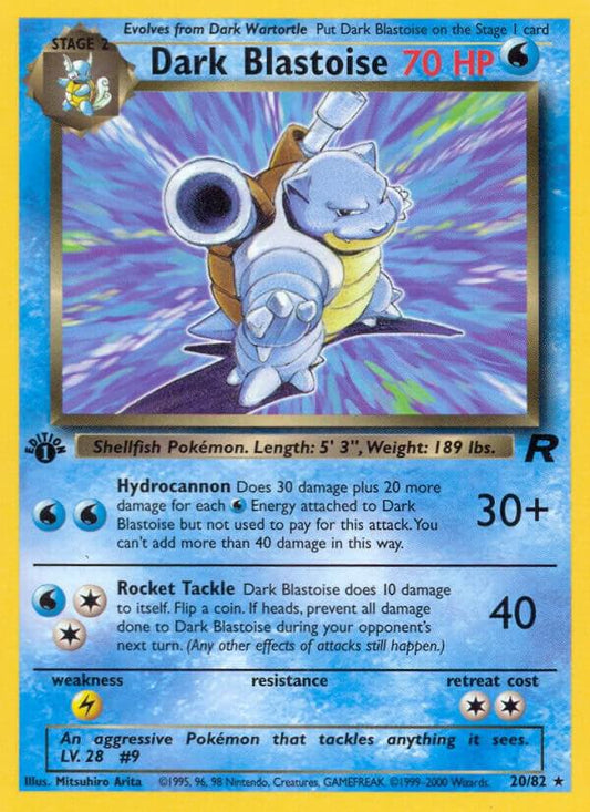 Dark Blastoise (20) [Team Rocket] 20/82