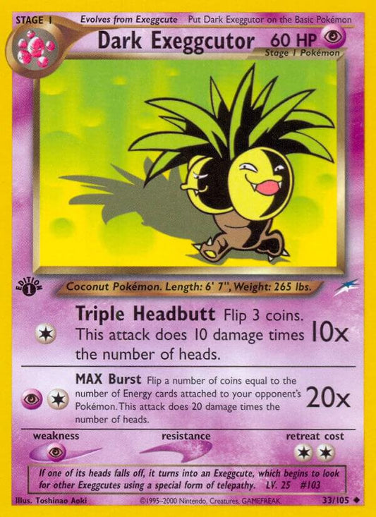 Dark Exeggcutor [Neo Destiny] 033/105