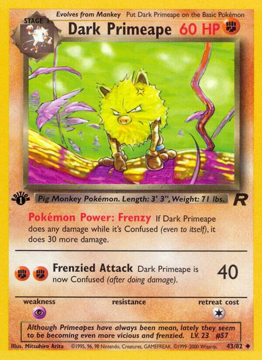 Dark Primeape [Team Rocket] 43/82