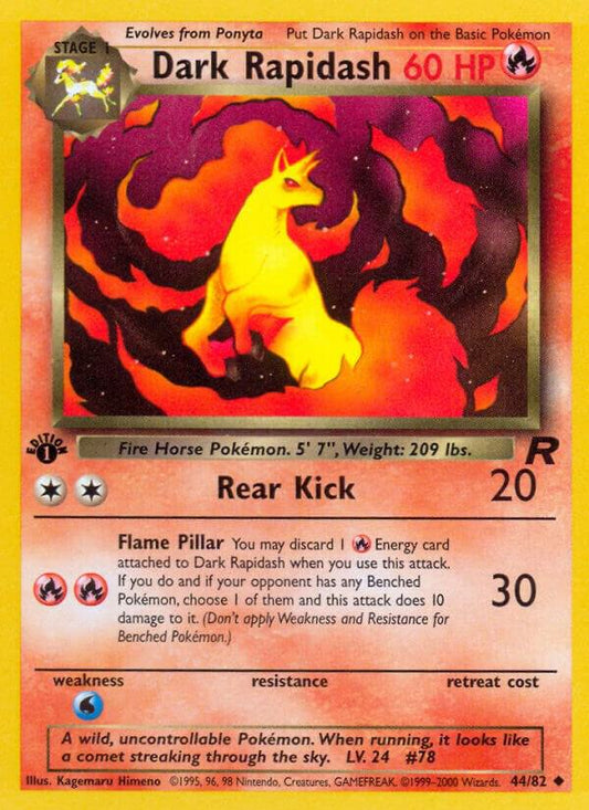 Dark Rapidash [Team Rocket] 44/82