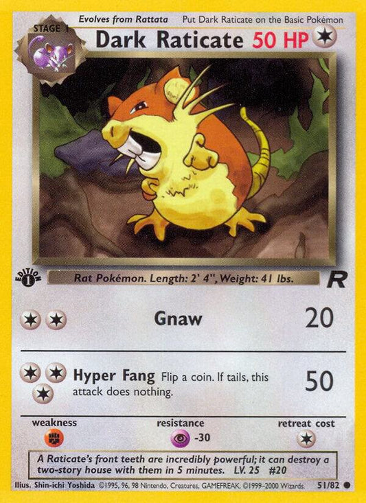 Dark Raticate [Team Rocket] 51/82