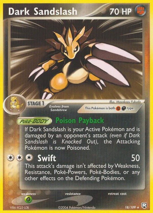 Dark Sandslash [Team Rocket Returns] 18/109