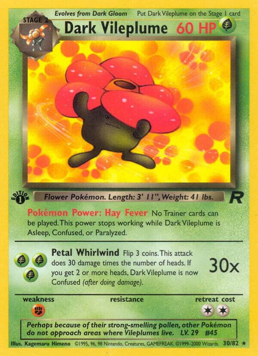 Dark Vileplume (30) [Team Rocket] 30/82