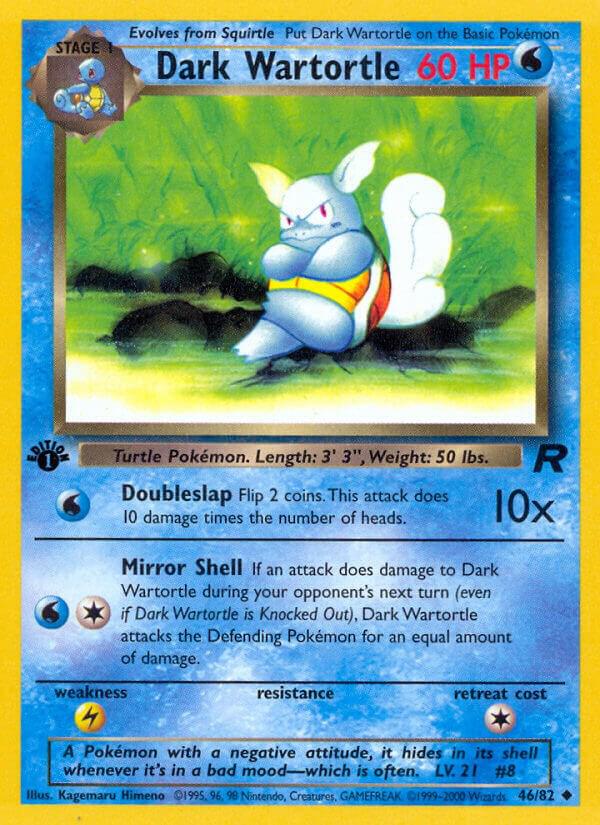Dark Wartortle [Team Rocket] 46/82