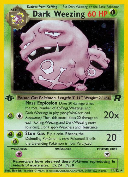 Dark Weezing (14) [Team Rocket] 14/82