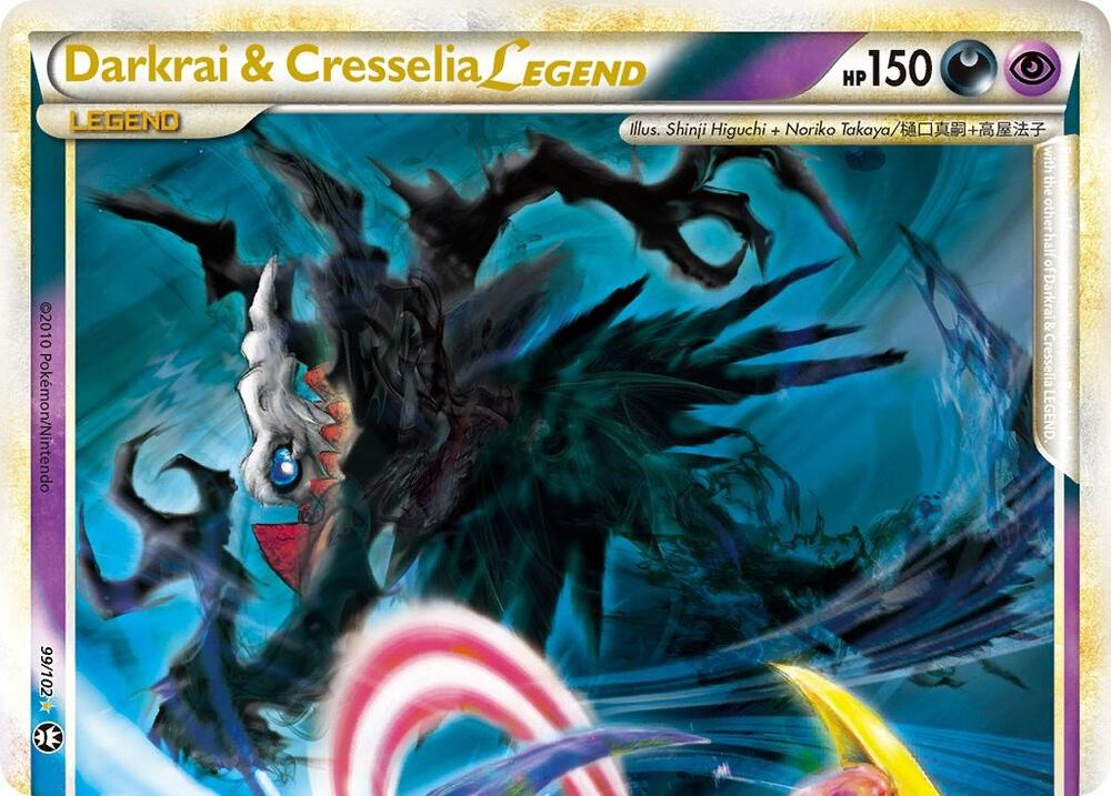 Darkrai & Cresselia Legend (Top) [Triumphant] 99/102