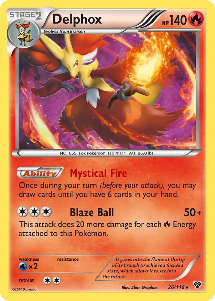 Delphox [XY Base Set] 26/146