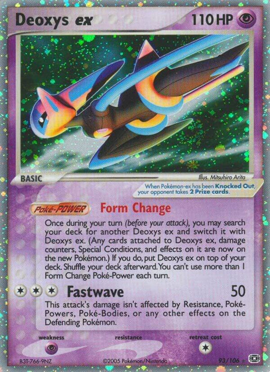Deoxys ex (Speed Forme) [EX Emerald] 93/106