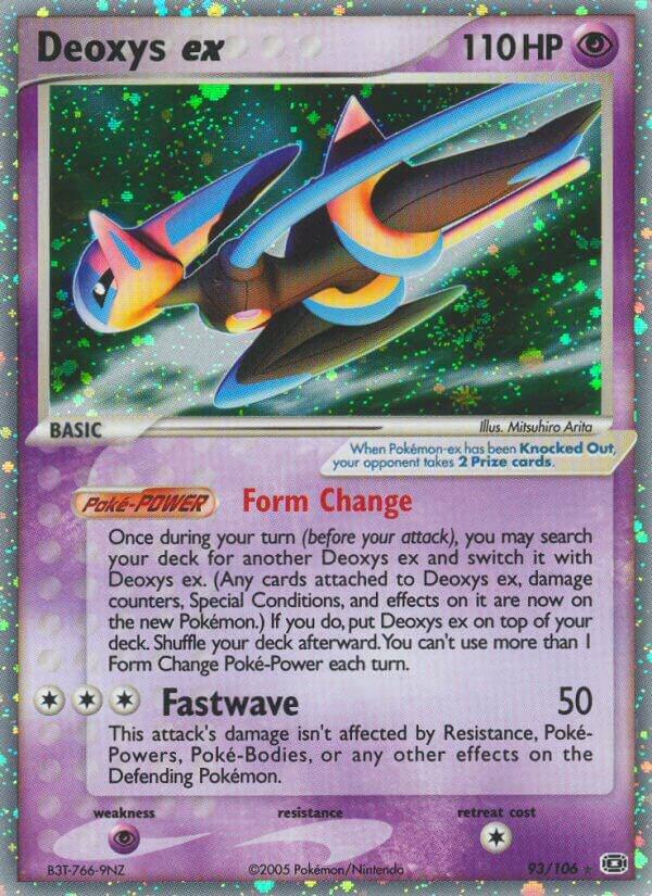 Deoxys ex (Speed Forme) [Emerald] 93/106