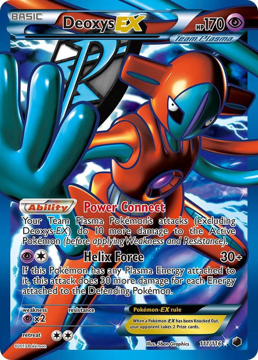 Deoxys EX (Team Plasma) (Full Art) [Plasma Freeze] 111/116