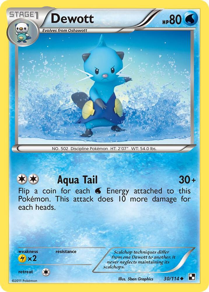 Dewott (30) [Black and White] 30/114