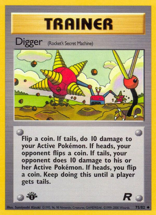 Digger (Rocket's Secret Machine) [Team Rocket] 75/82