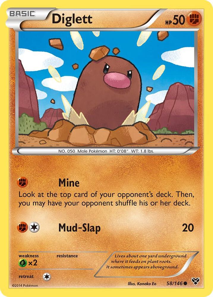 Diglett [XY Base Set] 58/146