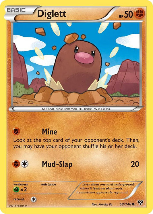 Diglett [XY Base Set] 58/146