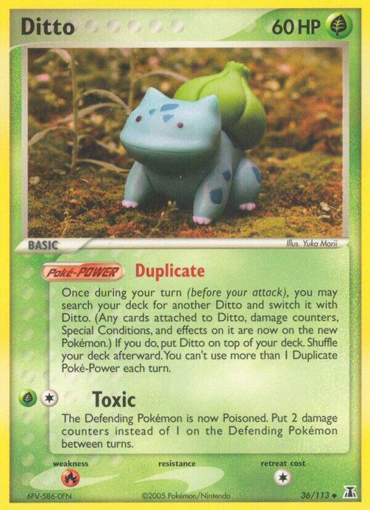 Ditto (Bulbasaur) [EX Delta Species] 36/113