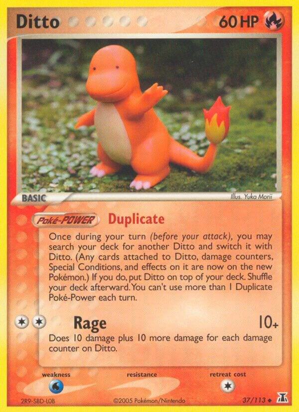 Ditto - 037/113 (Charmander) [Delta Species] 37/113