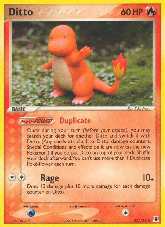 Ditto - 037/113 (Charmander) [EX Delta Species] 37/113