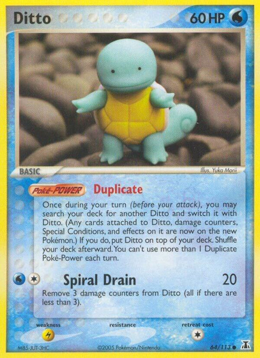 Ditto - 64/113 (Squirtle) [Delta Species] 064/113