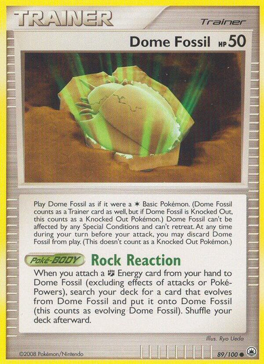 Dome Fossil [Majestic Dawn] 89/100