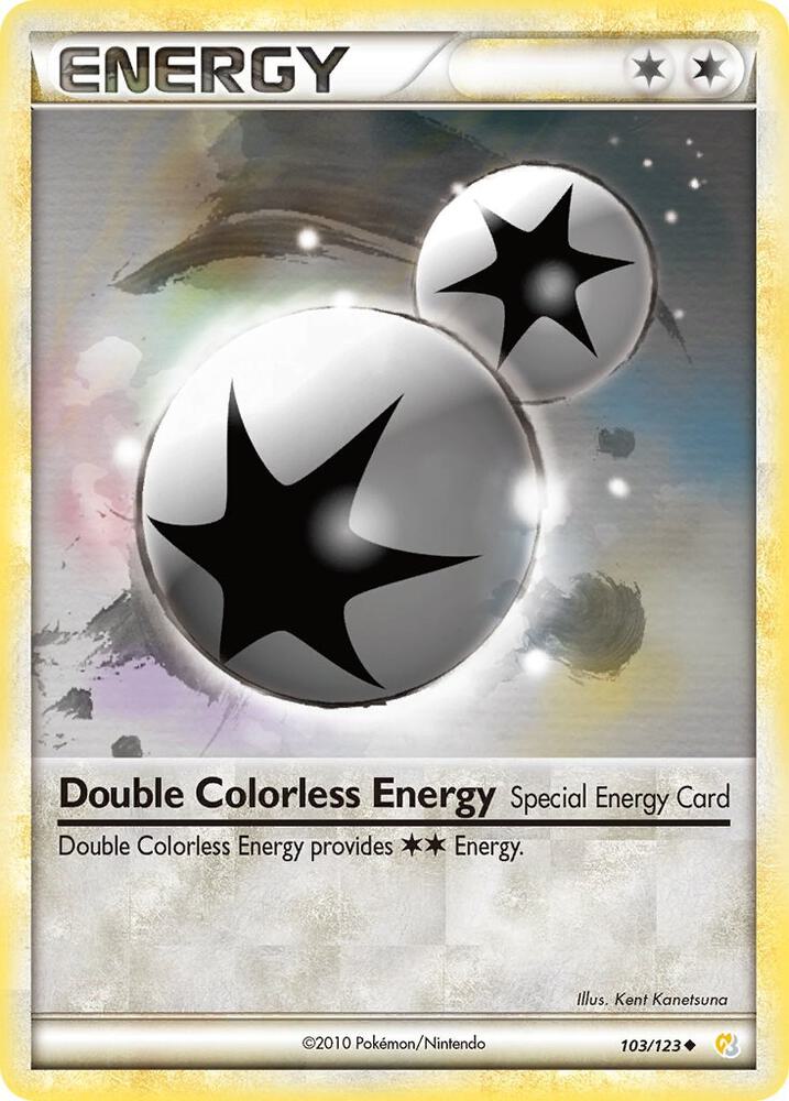 Double Colorless Energy [HeartGold SoulSilver] 103/123