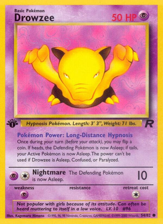 Drowzee [Team Rocket] 54/82