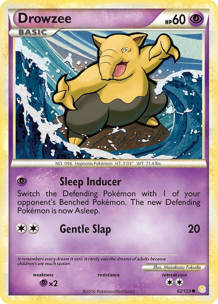 Drowzee [HeartGold SoulSilver] 62/123