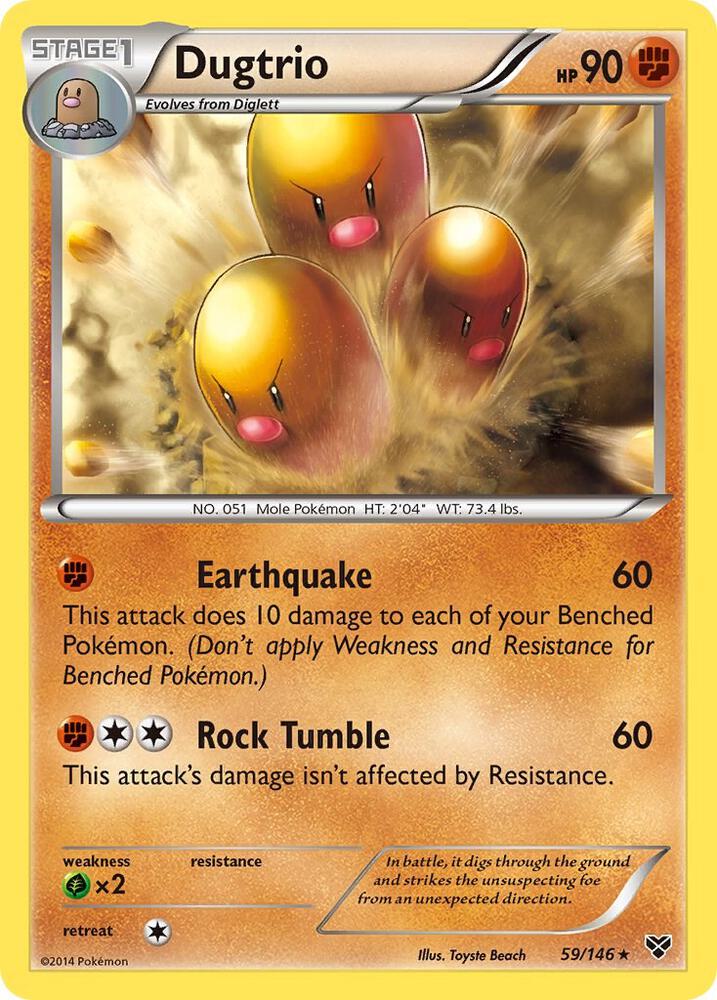 Dugtrio [XY Base Set] 59/146
