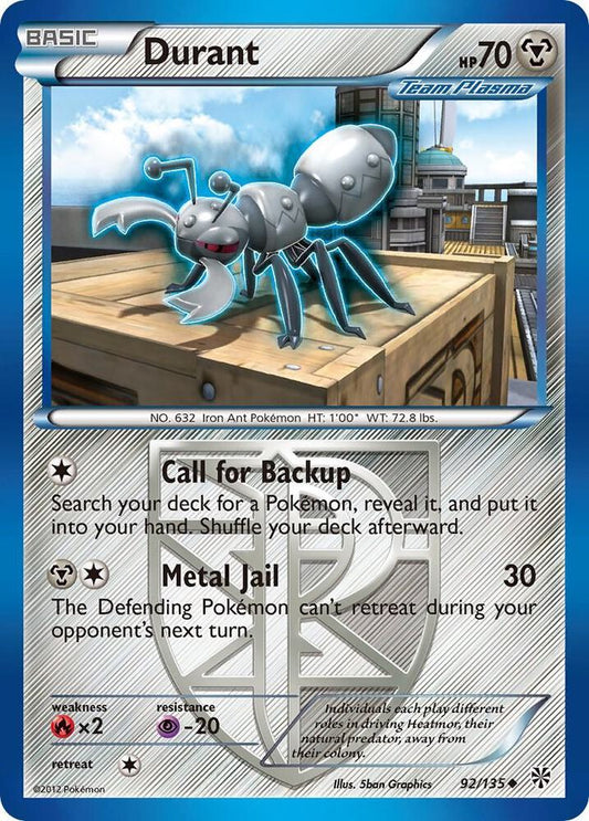 Durant (Team Plasma) (92) [Plasma Storm] 92/135