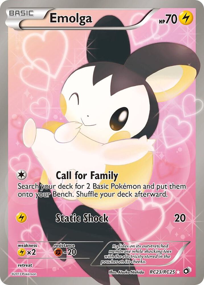 Emolga (Full Art) [Legendary Treasures: Radiant Collection] RC23/RC25