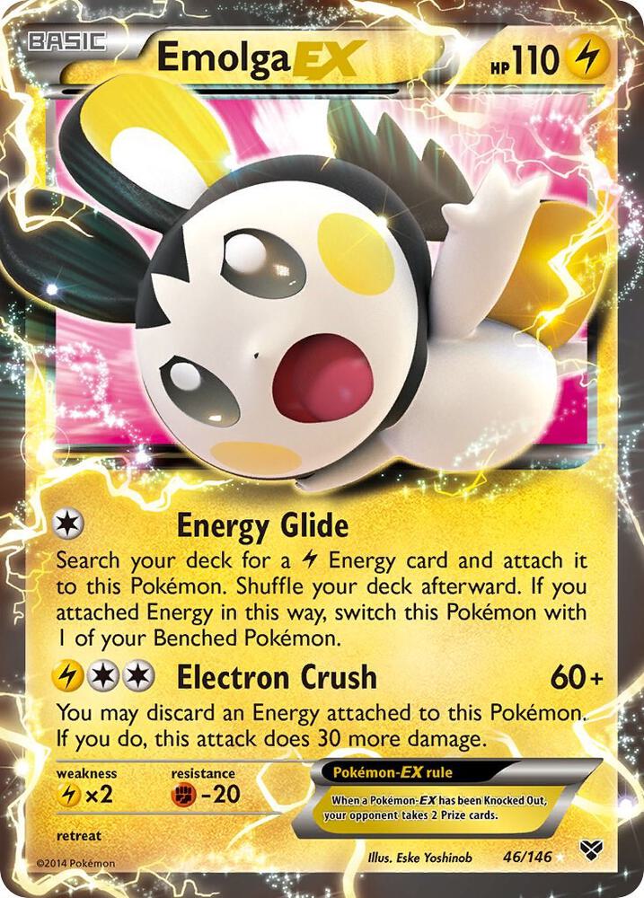 Emolga EX [XY Base Set] 46/146