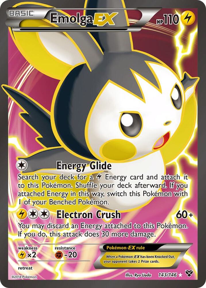 Emolga EX (143 Full Art) [XY Base Set] 143/146