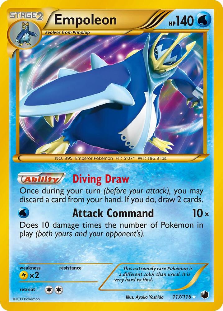 Empoleon (117 Secret Rare) [Plasma Freeze] 117/116