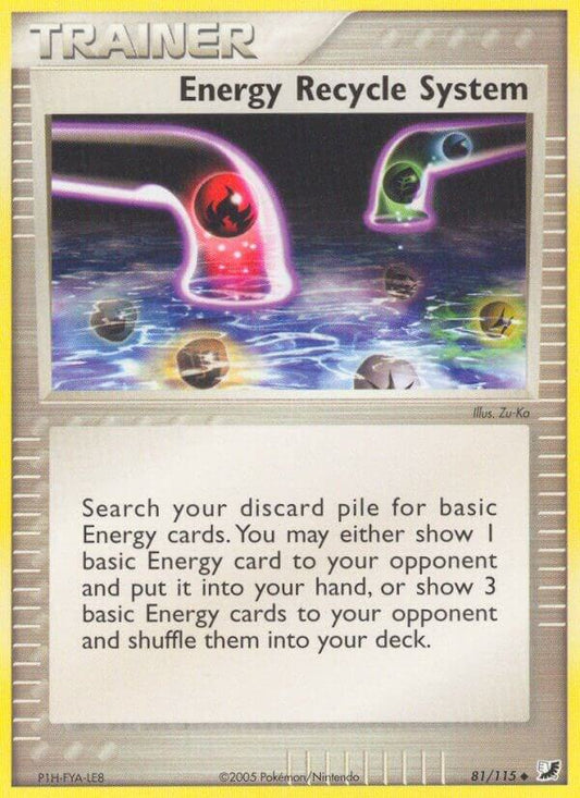 Energy Recycle System [Unseen Forces] 81/115