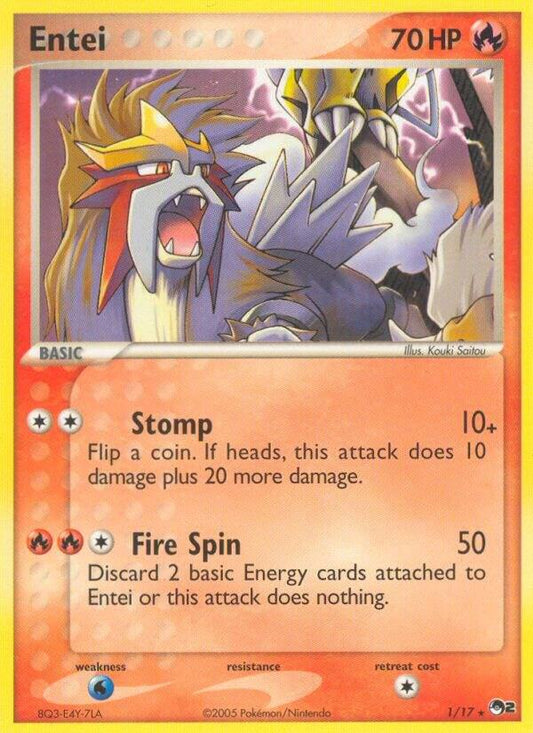 Entei [POP Series 2] 001/017